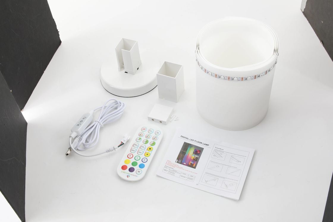 LED USBコーナーフロアライト IP20 格付け エネルギー節約モード 円筒状のシェード形