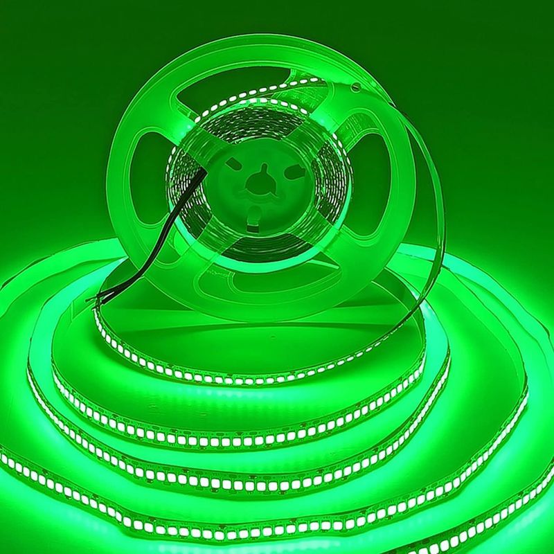 12V 240LEDS SMD 2835 LEDストライプライト 1200LEDs 16.4Ft 防水色 赤緑青 オレンジ