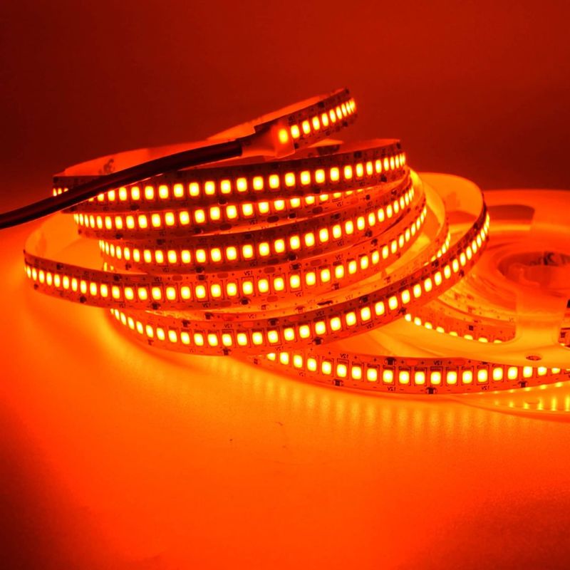 24V 高明るさ 240LEDS SMD 2835 LED ストライプライト 1200LEDs 16.4Ft 防水色 赤緑青 オレンジ KTV用