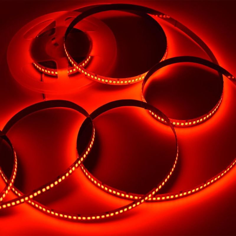 24V 高明るさ 240LEDS SMD 2835 LED ストライプライト 1200LEDs 16.4Ft 防水色 赤緑青 オレンジ KTV用