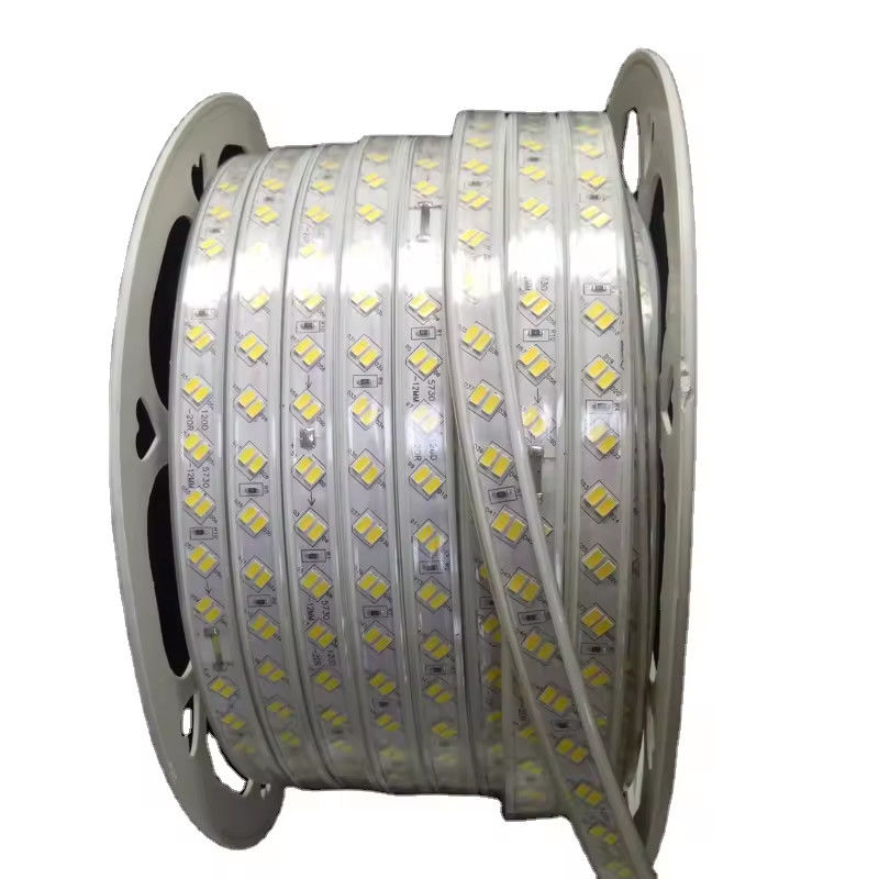 220V SMD5630 5730 120 LED ストライプ 長寿命のダブル ライン デザイン ヨーロッパで CE/RoHS 認証