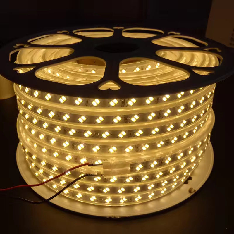 220V SMD5630 5730 120 LED ストライプ 長寿命のダブル ライン デザイン ヨーロッパで CE/RoHS 認証