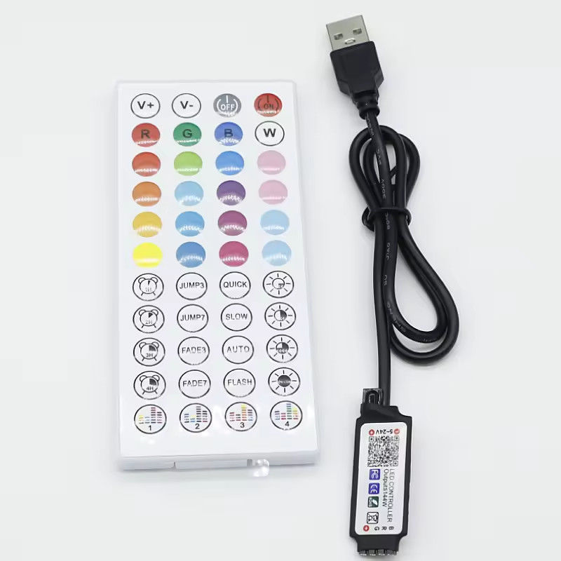 スマート LED 5V 44ekys RGB LED ストライプコントローラー wifi tuya APP USB ブルートゥース ディマー ルチェ・ストリシア LED ストライプコントローラー
