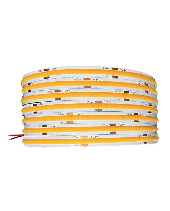 高CRI DC24V COB480ライト 5m/ロール RA90 コブストライプ 室内外装飾用 防水プロファイル COBストライプ