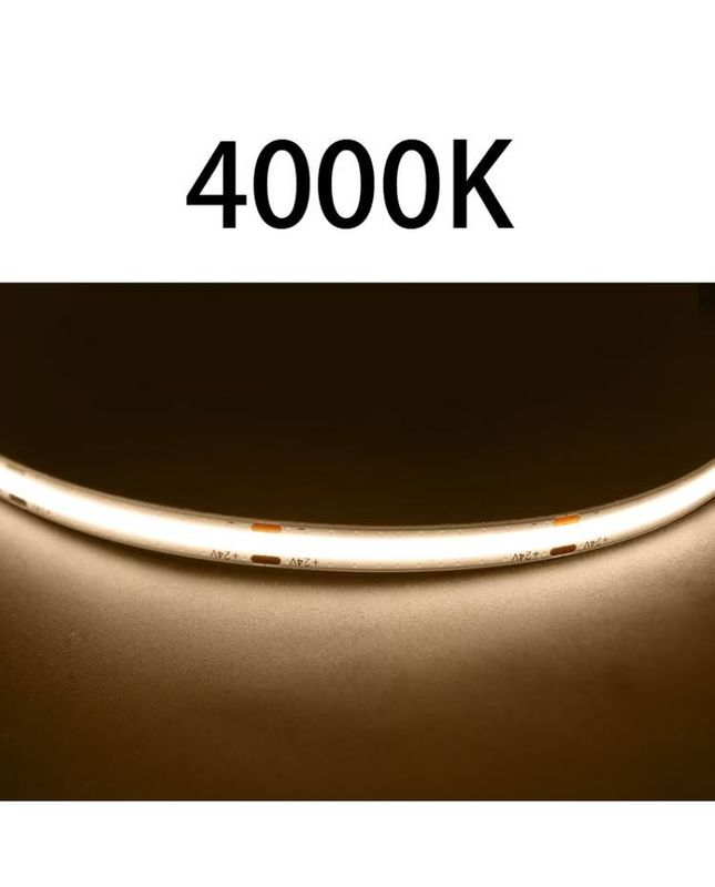 高CRI DC24V COB480ライト 5m/ロール RA90 コブストライプ 室内外装飾用 防水プロファイル COBストライプ