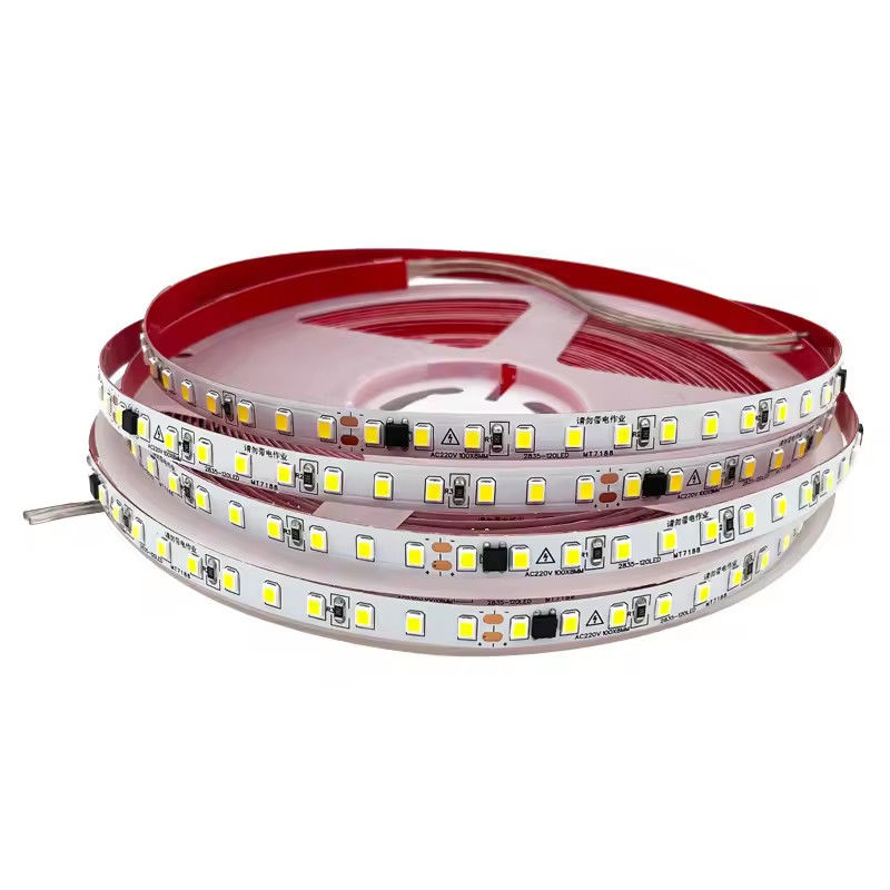 IP20 LED SMD 2835 120LEDS 110V 柔軟なLEDストライプ あなたはカットできるLEDストライプライト