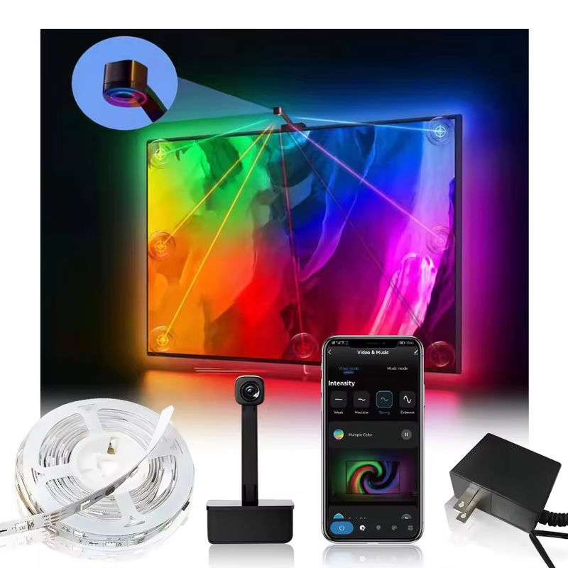 3.8m 12.5ft ROLL アレクサ グーグルホーム アンビエント 55-65インチ アシスタント シナクロニクス スマートWiFi 浸水テレビ LEDバックライト カメラ付き