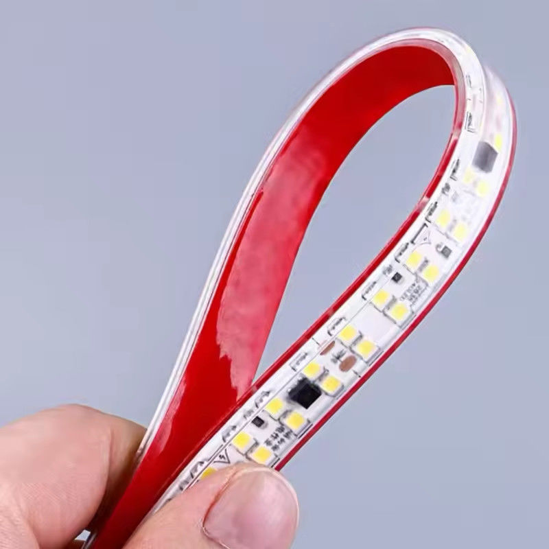 ドライバーなし 高電圧220V ドライバーなし セルフア adessive ライト ストライプ 240leds smd 2835 IP67 IP65 装飾線ライト