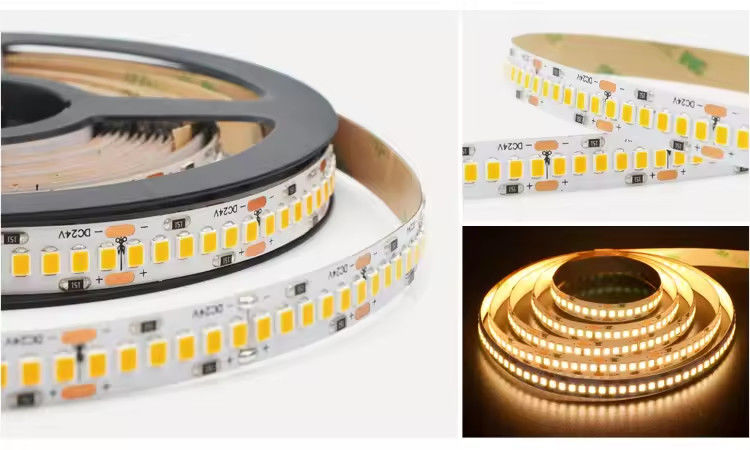 フルスペクトル 2835 柔軟なLEDストライプ CRI>95 CRI>97 120LEDs/m SDCM<3 R1-R15 すべては90以上