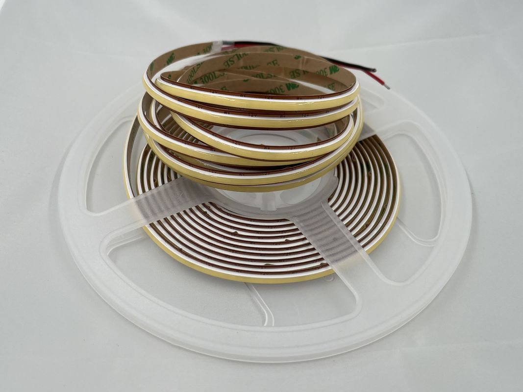 12V COB576Led/M 6.6MM 幅 調節可能 2700K から 6500K CCT COB LED ストライプ 柔軟な照明 CE 認証