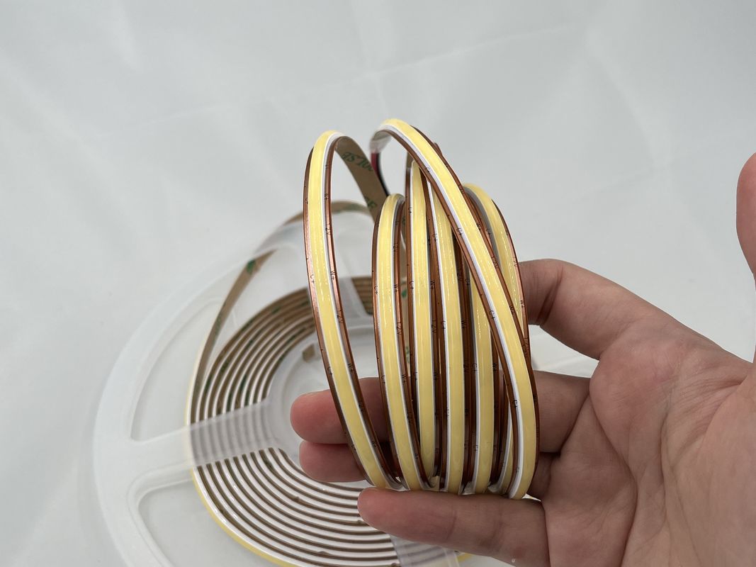 12V COB576Led/M 6.6MM 幅 調節可能 2700K から 6500K CCT COB LED ストライプ 柔軟な照明 CE 認証