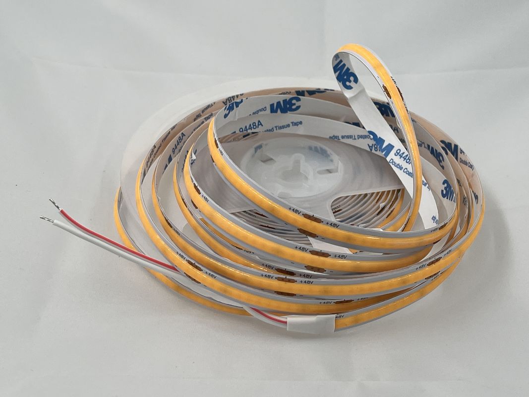 48V COB 320leds/M 90CRI ディムブル 100lm/W 11W/M 柔軟なCOB LEDストライプライト