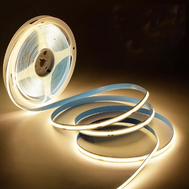 8mm LED コブ ストライプ 24v ライト ストライプ Usb テレビ バックライト フレックス 12v 超薄 小型 コブ LED ストライプ ライト