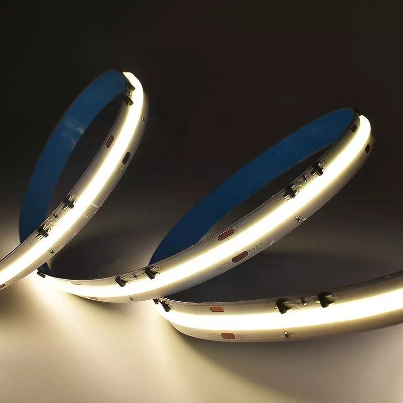8mm LED コブ ストライプ 24v ライト ストライプ Usb テレビ バックライト フレックス 12v 超薄 小型 コブ LED ストライプ ライト