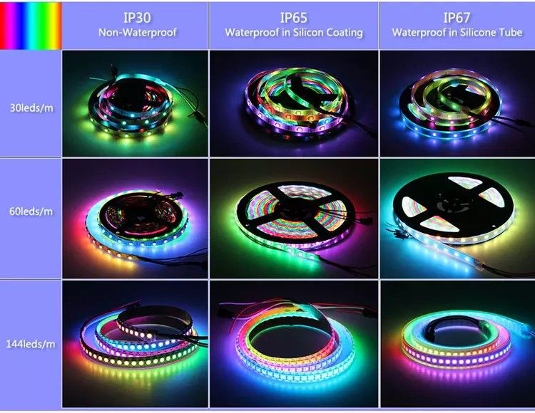 香港トップ 5m/roll 3- SK6812 RGB RGBW RGBWW RGBNW RGBCW LEDストリップライト
