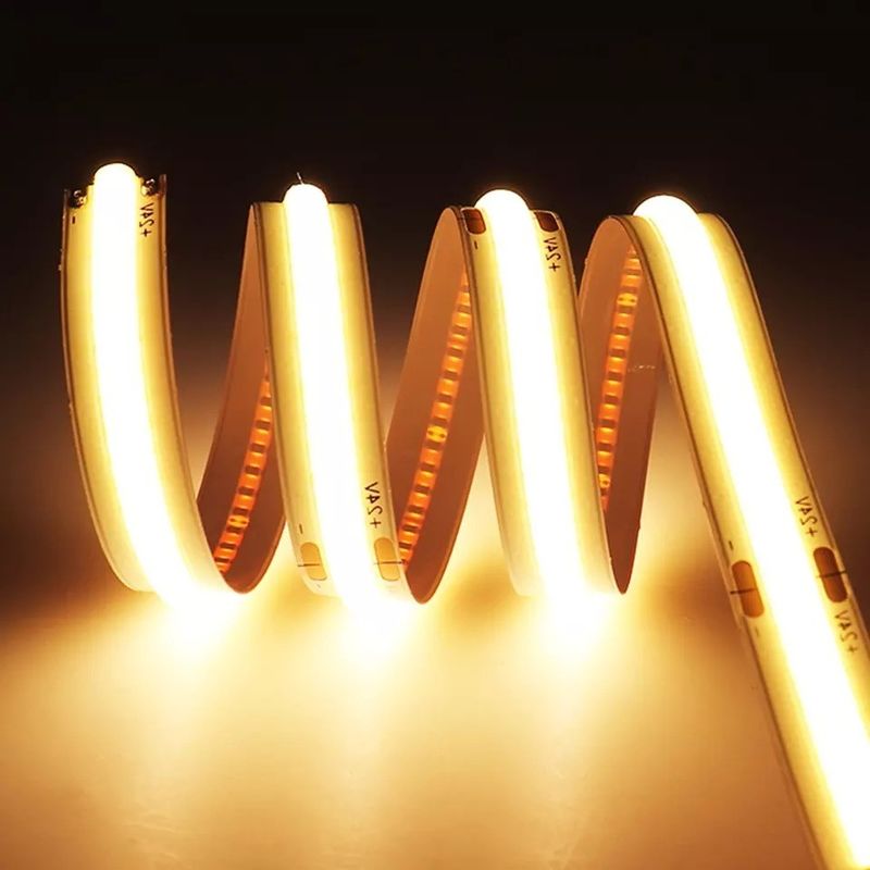 柔軟なコブ・LED・ストライプ 温かい白ブルー色と90lm/wのランプ照明効率
