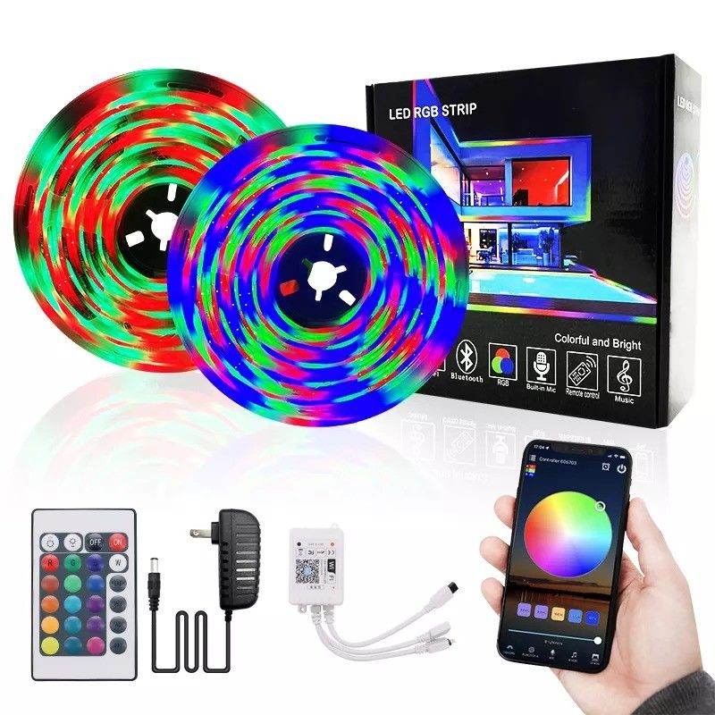 ホームバー LEDライトストライプ ガーデンデザインサポート ディマー 12V 32ft スマート 5050 RGB 1670
