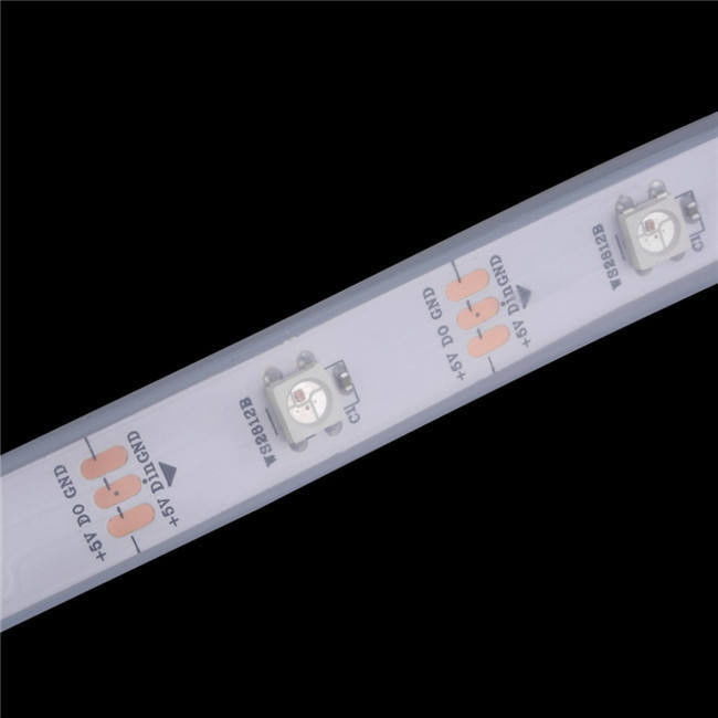防水 12V ws2812 ws2811 LED ストライプ 60LEDs 魔法の色 RGB 装飾 CRI Ra 80