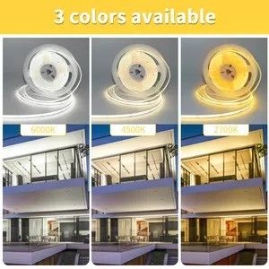 オーダーメイド 柔軟 320 480 LED Dc 5v 10000 ルメン ホットホワイト Rgb Fcob Cct Cob LED ストライプライト 倉庫