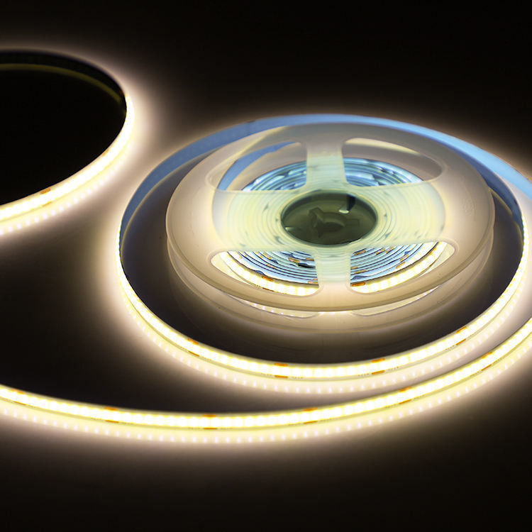 防水COB 252LEDs CRI90 12V 24V 暗調可 内外装飾 5M 柔軟なLEDストライプ