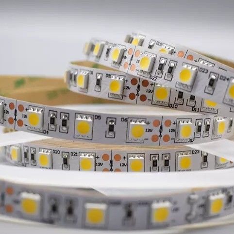 12w 12v 24v 10mm 60Leds Rgb 5050 Smd 柔軟なLEDストライプライト
