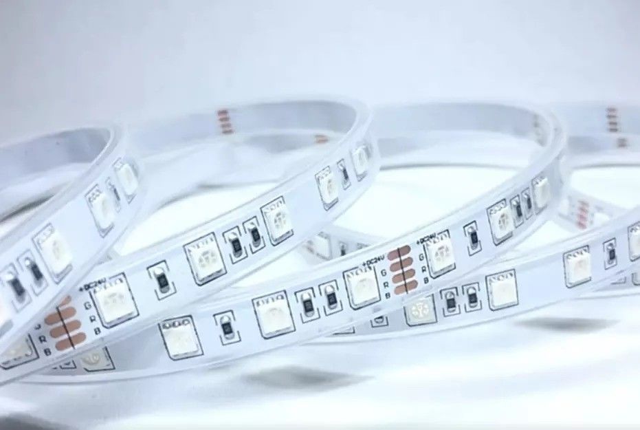 12w 12v 24v 10mm 60Leds Rgb 5050 Smd 柔軟なLEDストライプライト