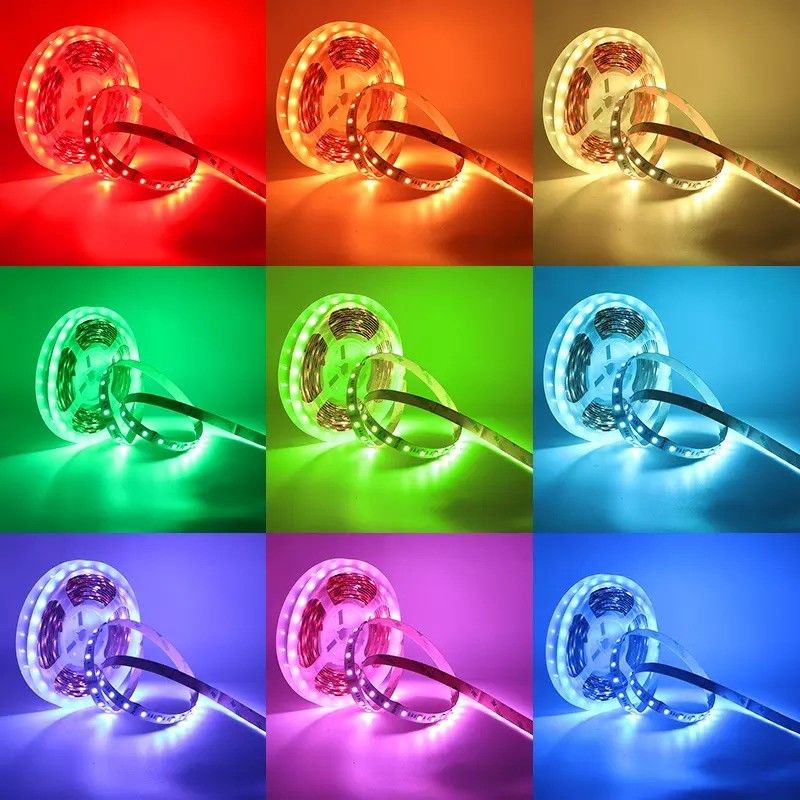 12w 12v 24v 10mm 60Leds Rgb 5050 Smd 柔軟なLEDストライプライト