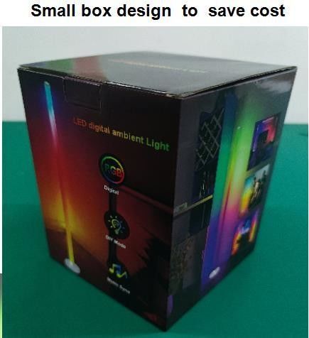DC5V USB モダンカラーフル SMD LED環境照明 製品サイズ 35*35*1500mm
