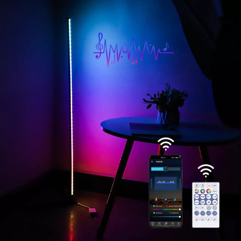 リモコン アンビアント 日没ランプ スマート リビング RGB 変色装飾 ナイトライト