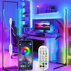 ゲームライト リビングルーム 雰囲気ライト Rgb 装飾 夜灯 立 LED コーナー 床ランプ