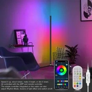寝室 RGB IC ゲームライト リビング 雰囲気 ライト 立 LED コーナー 床ランプ