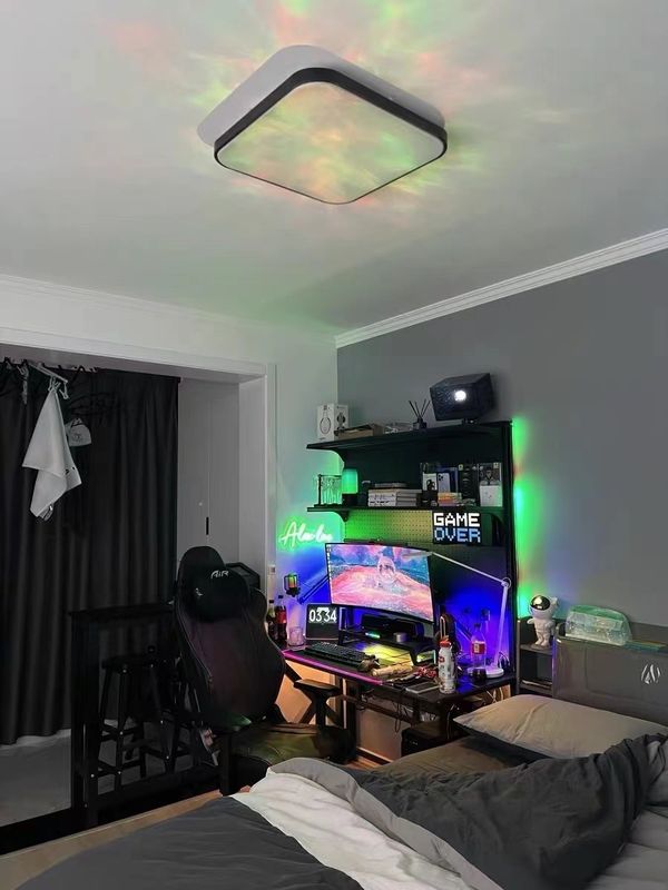 ゲームライト リビングルーム 雰囲気ライト RGB 装飾 ホーム ホテル 照明 立 LED コーナー 床ランプ