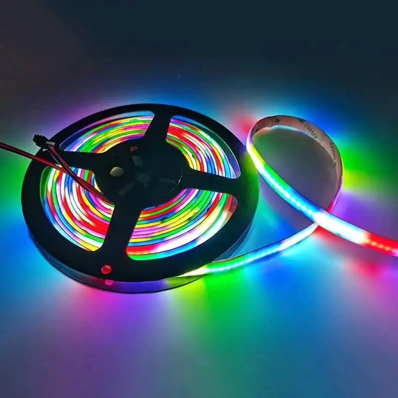 ランプ 光流量 lm 1000 24V 576LEDs/メートル RGB COB LED ソフトライトストライプ