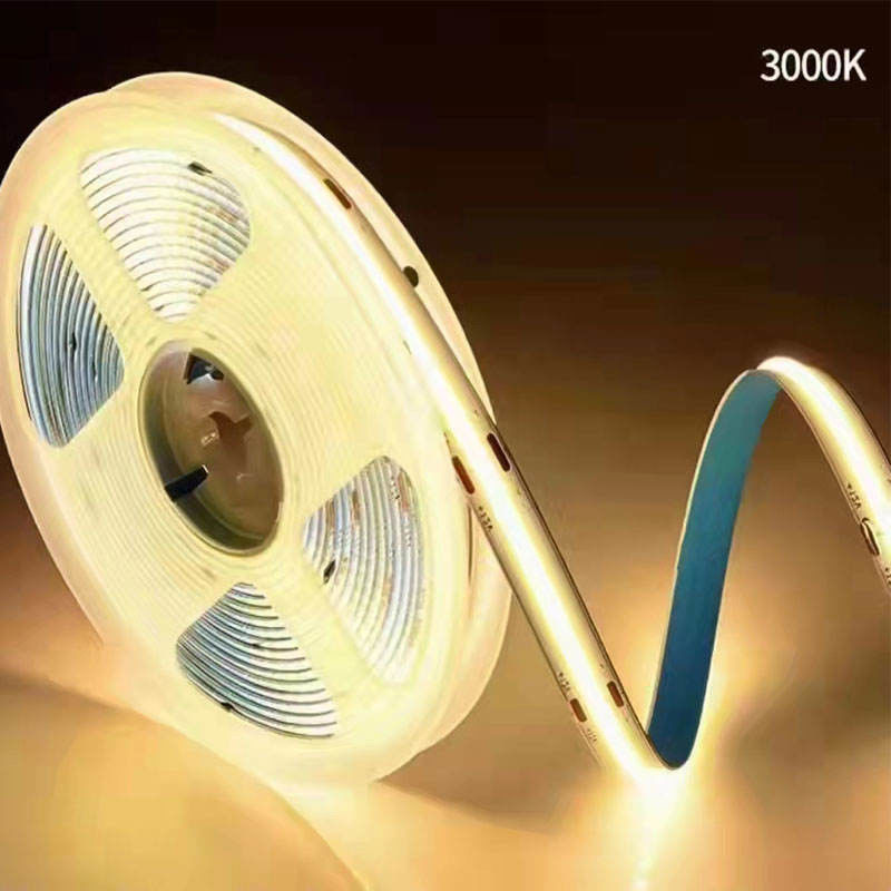 休日の照明プロジェクトのためのカット可能な320LED 8MM 12ボルト柔軟なCOB LEDストライプライト