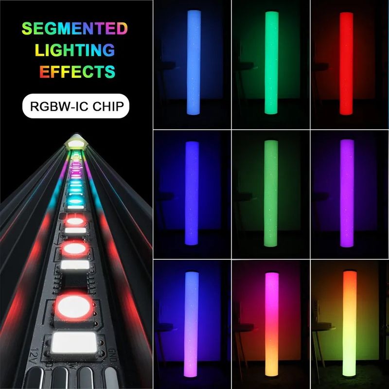 スマートホーム寝室用のカスタム・アトмосфераWiFiアプリとリモコン LEDフロアランプ