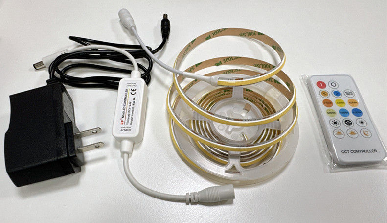 DC12V/24V 入力電圧 LED ストライプキット 暗調可能なCOBライトとスマートドライバー