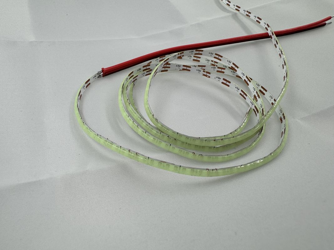 高明るさ 12V 5V COB LED ストライプ 高 CRI と 2700k-6500k 色温