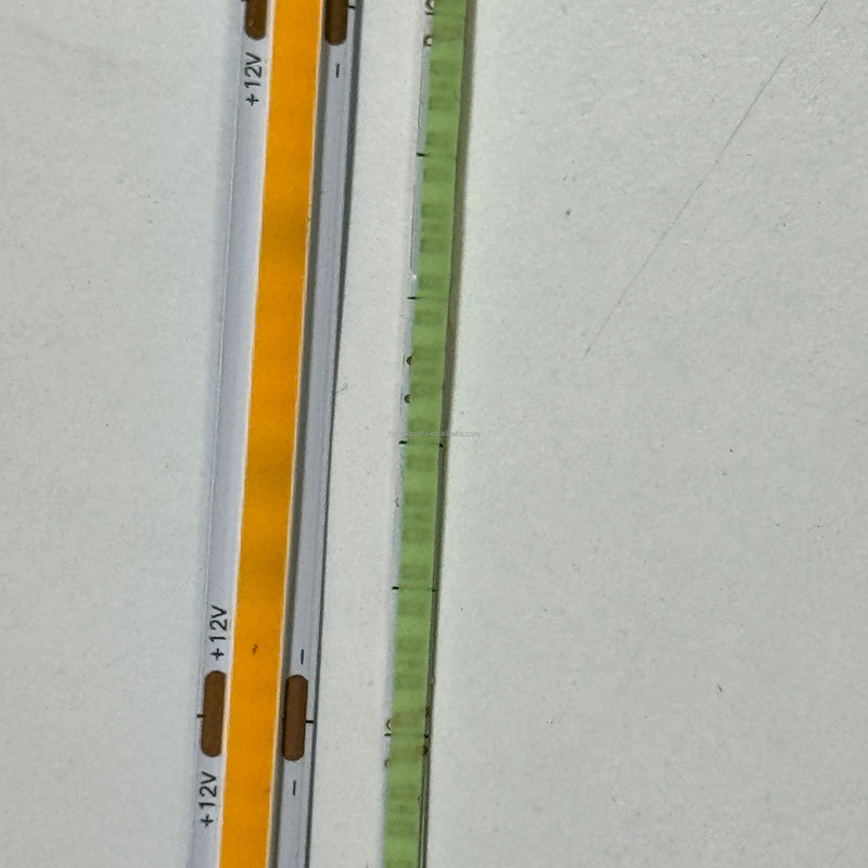 COB LED ストライプ 12V 1CM 切断 3MM 超薄幅 5MM 100lm CRI90 3 320LED ダブル PCB
