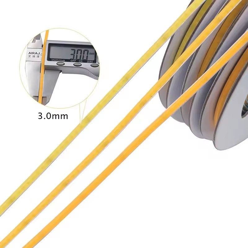 5V 超薄 400LEDs COB LED ストライプライト 3mm 防水 3000k 4000k 12V 220v 1cm 切断可能