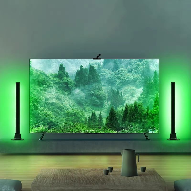 18LEDS 変色 RGB RGBIC 床ランプ 寝室の装飾用 30cm と 50cm サイズ