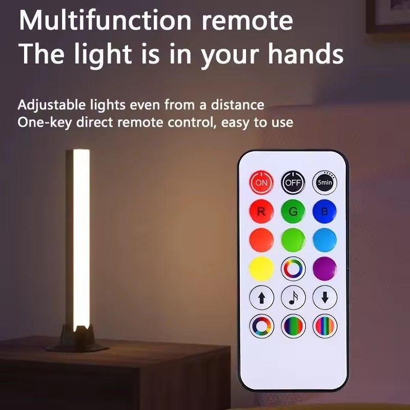 DIY HONGTOP APP コントロール RGBIC ベッドルームの装飾用のカラフルなフロアランプ 25cm 30cm 5V