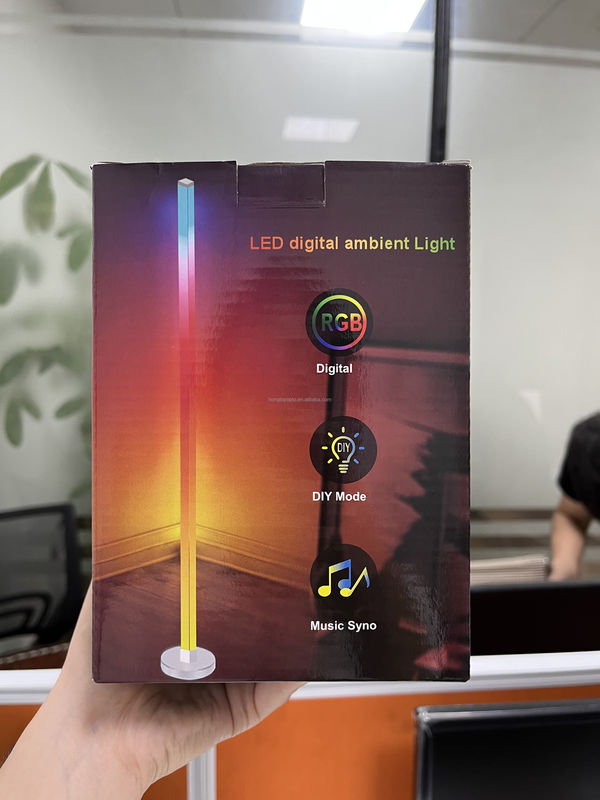 35*35*450mm RGB 色彩豊かなリモコン LED 床灯 寝室の環境照明