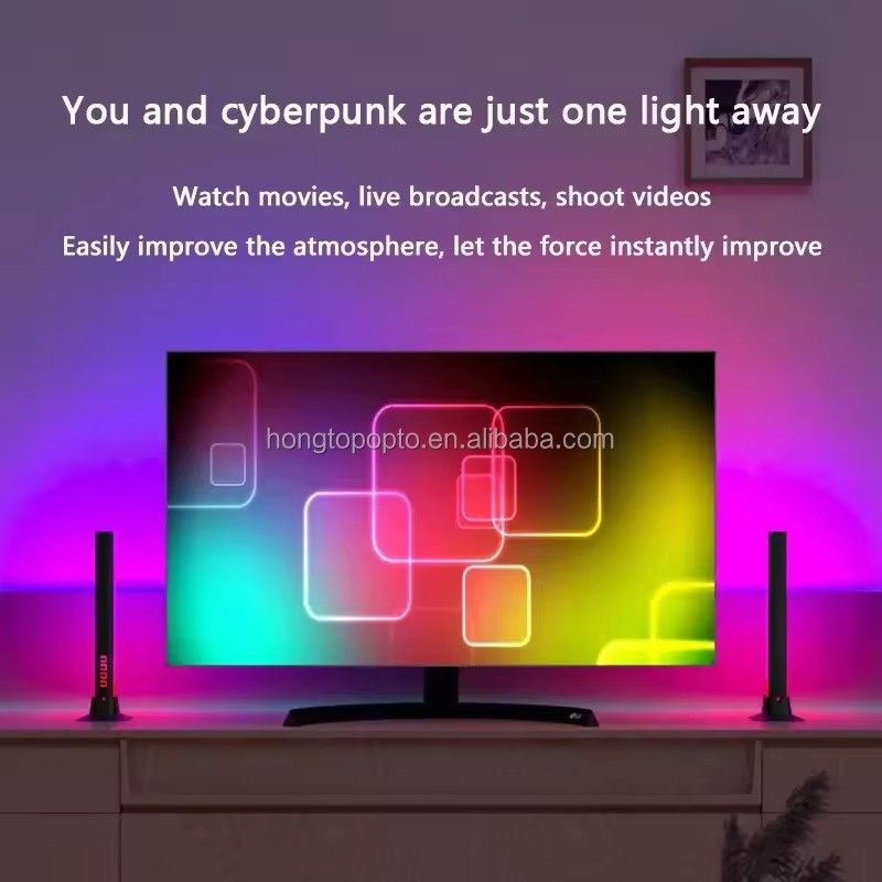 家庭用装飾用 LED 床灯 45cm RGBIC スマート照明 ホテルの装飾用