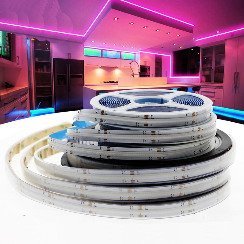 90 Ra CRI COB RGB LED ストライプライト 防水 12V 24V 照明ソリューションサービス