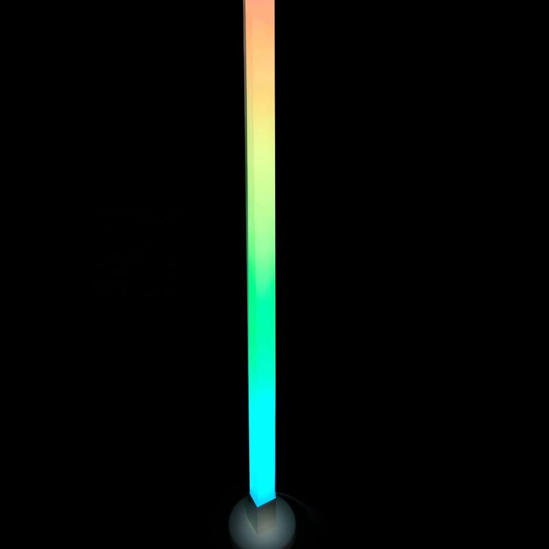 DIY アプリ コントロール LEDコーナーフロアランプ バー寝室ゲームルームのための多色照明