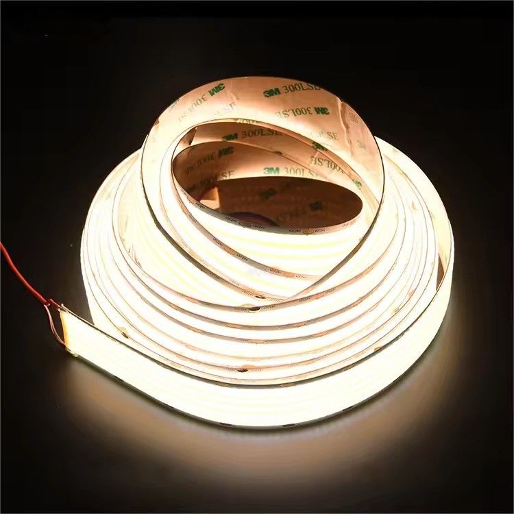24v 30mm 柔軟なCOB LEDストライプライト 超幅5列 1600LEDとCRI Ra 90