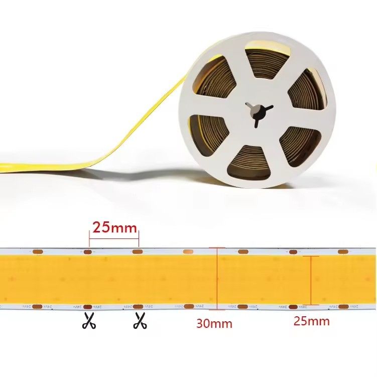COB LED ストライプ スーパーワイド 30mm 1600チップ 40W/M 2700k 3000k 6500k DC24V 天井プロジェクト