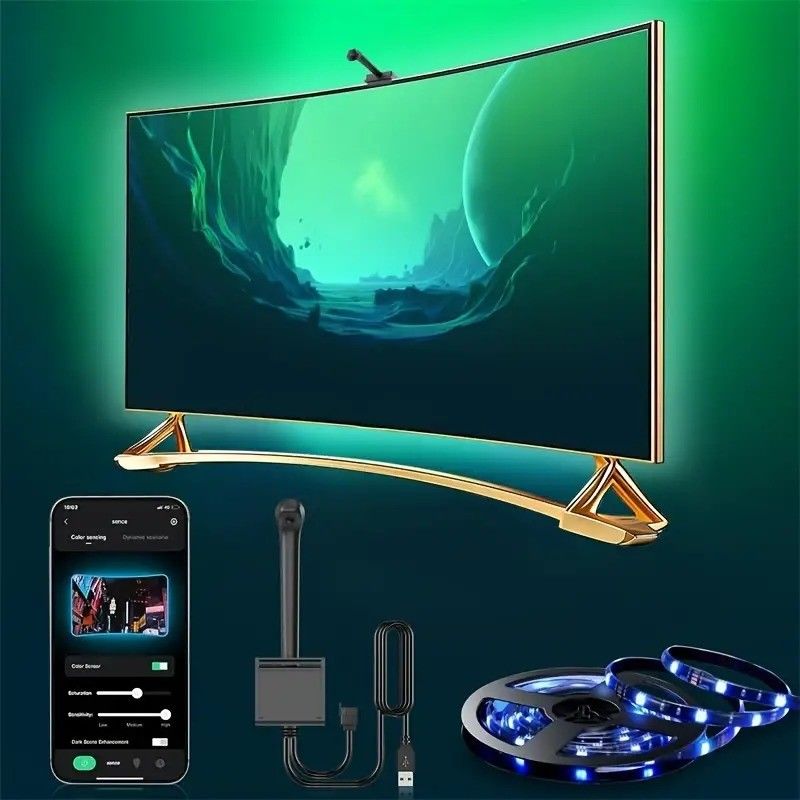 DCコネクティビティ技術 ワイファイ Immersion TV LED バックライト 65-75 インチ アシスタント