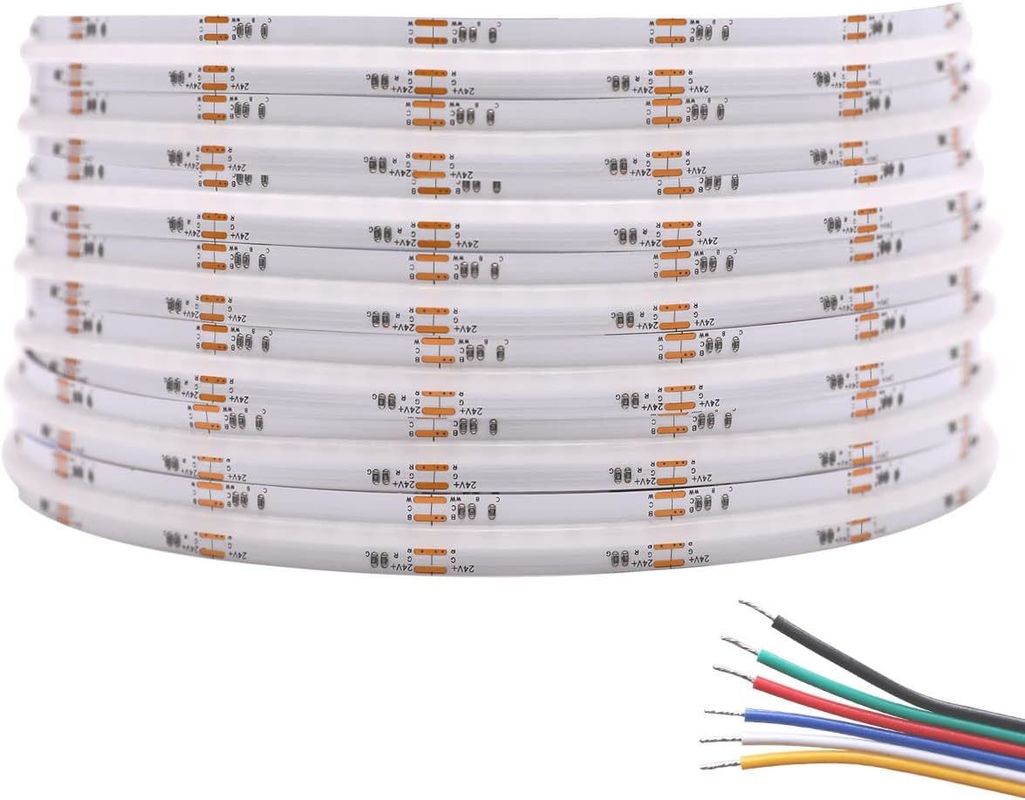 50000 時間 RGBCCT COB リビングルームと寝室の照明のためのLEDストライプライト