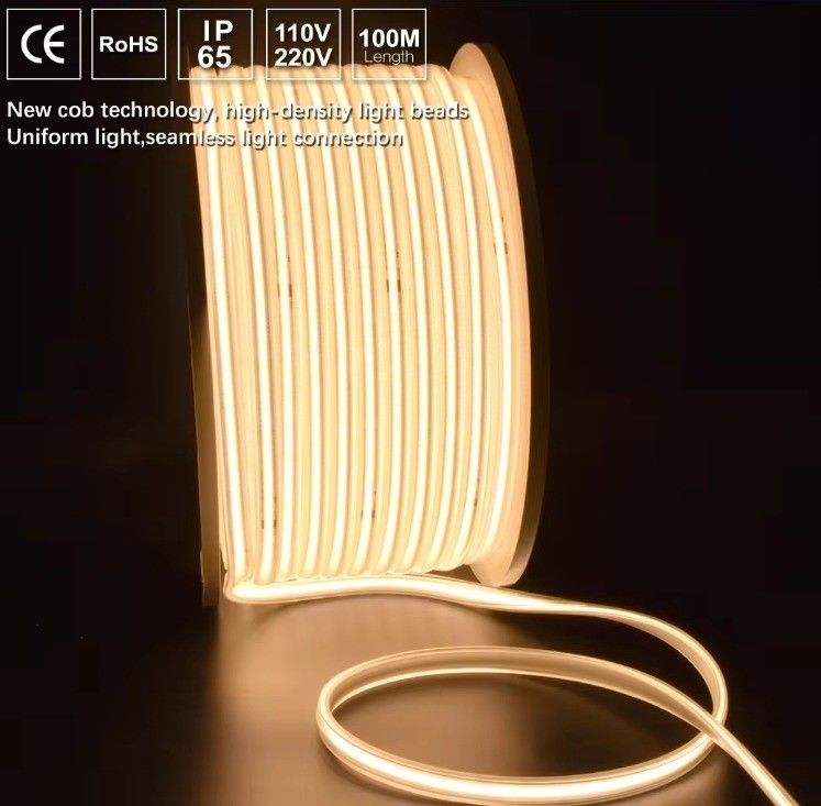 COB LED ストライプライト 防水 IP65 220V 110V 2-色温 2700K/3000K/4000K/6000K